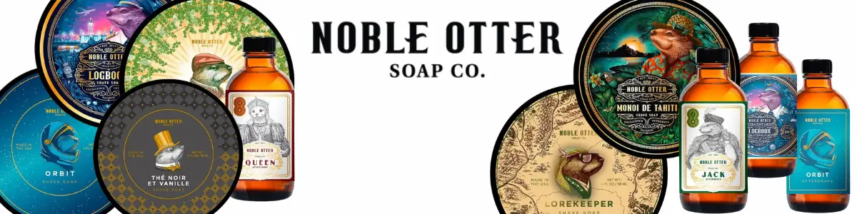 Noble Otter Soap Co. artisan shaving soaps wet shaving – HairMaker.Gr