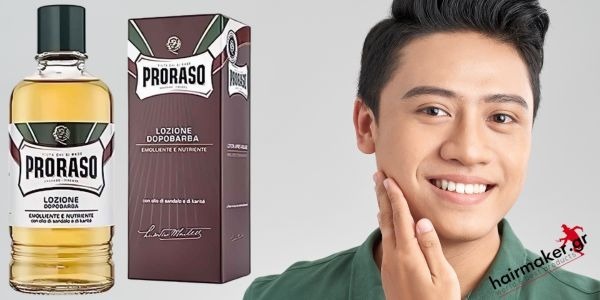 The unique Proraso After Shave Lotion Sandalwood & Shea Oil